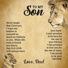 To My Son - Cross Bracelet