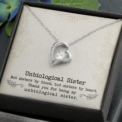 Unbiological Sister - Forever Love Necklace